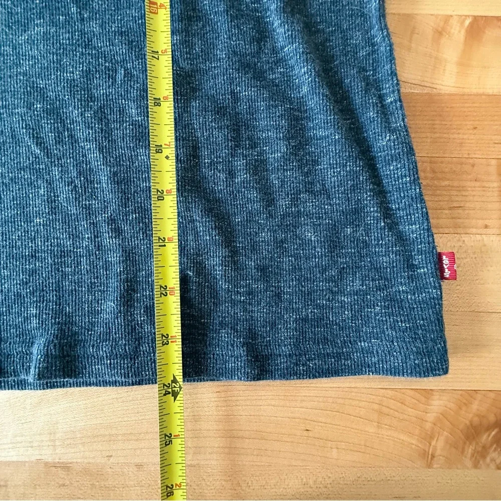 Levis‎ Thermal Henley Stretch Long Sleeve Sleep Shirt Men’s M 35”